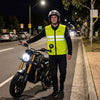 RIDERACT® Motorcycle Hi Vis Vest AeroViz Neo