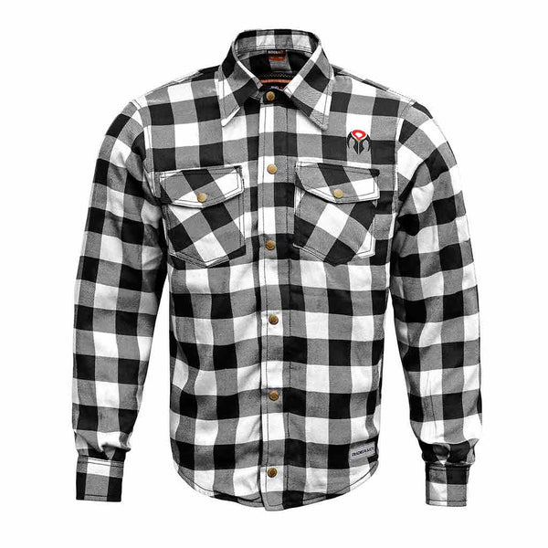 Flannel Motorcycle Shirt Kevlar Motorbike Riding Shirt AU
