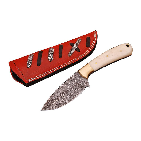 Handmade Damascus Skinner Knife AMK013 Meat Slicing Skinner Knife