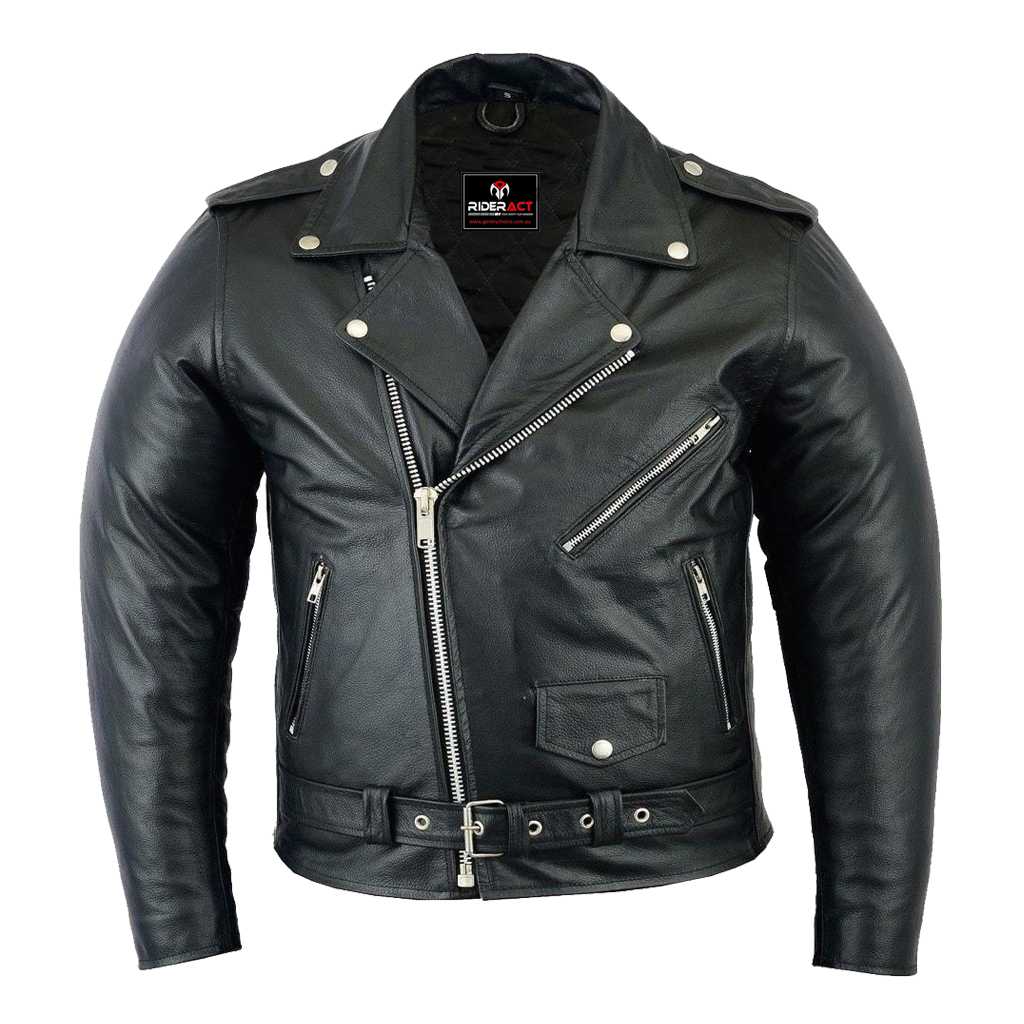 Mens Leather Biker Jacket Leather Motorcycle Jacket Gentry Choice