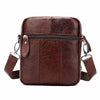 Executive Mini Leather Hand Bag Mota Coffee Brown
