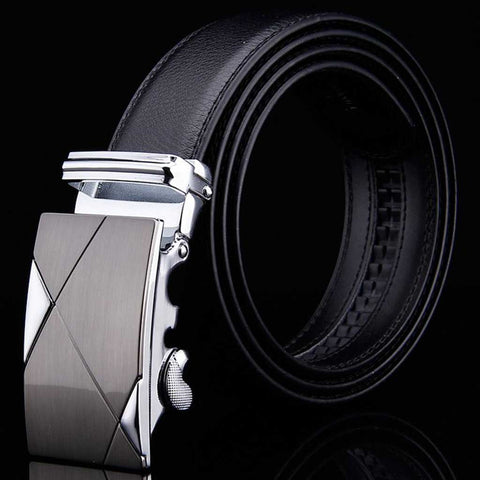 Adjustable Leather Belt Auto locking Buckle 101C