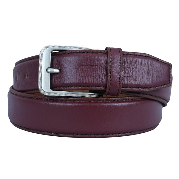 Gentry Choice Mens Fashion Leather Belt Red brown Designer Belt Maroon | Gentry Choice Gentry Choice Mens Fashion Leather Belt Red brown Designer Belt Maroon | Gentry Choice