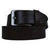 Formal Designer Crocodile Grain Leather Belt Dark Brown - BTM136