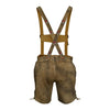 Women’s Lederhosen – Mud Brown Suede Leather Shorts
