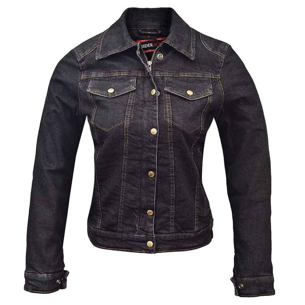 Womens Denim Biker Jacket Kevlar Motorcycle Jacket Australia