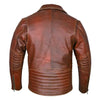 RIDERACT® Modern Brando Style Tan Brown Jacket