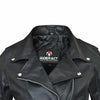 RIDERACT® Women Leather Motorcycle Jacket Brando Native