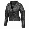 RIDERACT® Women Leather Motorcycle Jacket Brando Infinity