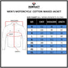 RIDERACT®  Cotton Waxed Motorcycle Jacket Stellar
