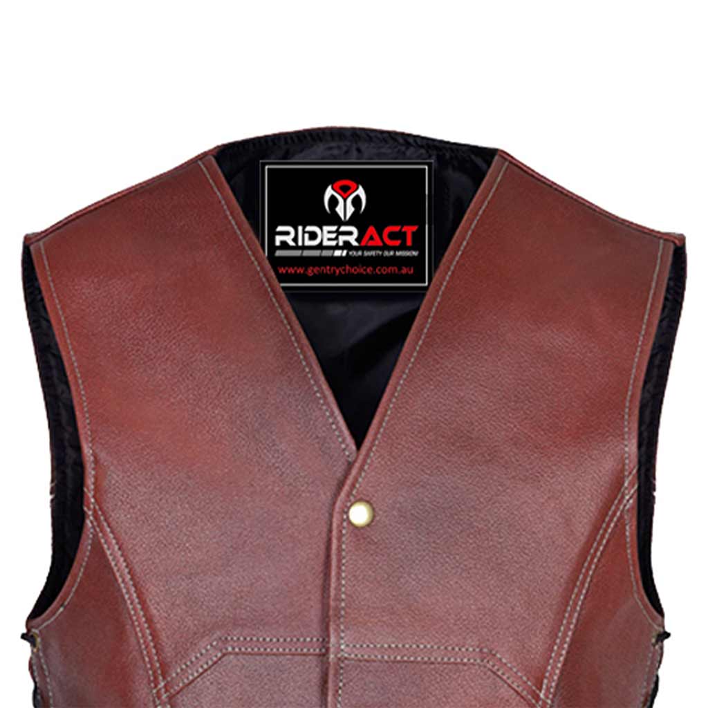 Leather Vest Amazon Motorcycle Vest DEFY Leather Motorcycle Vests