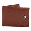 Bifold Classic Leather Wallet Spiral Brown