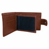 Bifold Classic Leather Wallet Spiral Brown