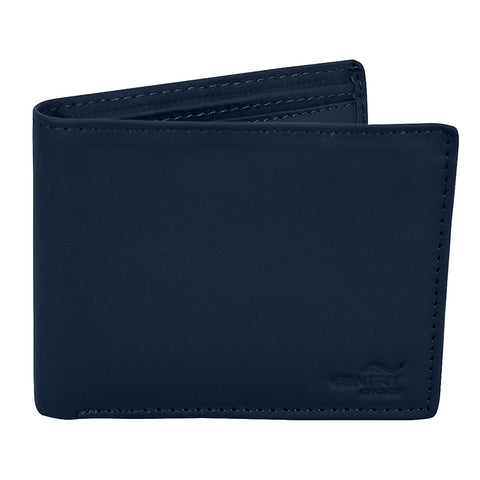Luxury Leather Wallet Dilemma Navy Blue
